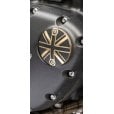 Motone Points ACG Cover/Badge - Union Jack - 2 Tone Brass & Black