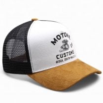 ENGINEHEAD Trucker Cap - Curved Peak - Suede Peak