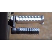 Extended 66mm Long Gear Shifter Lever End Peg - Ribbed - Black