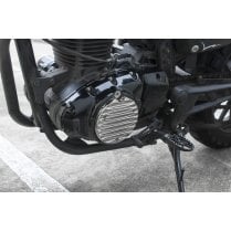 Honda CB350 Engine Cover LHS - Ribbed - POLISH