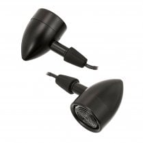 ICON MULTI LED 3in1 Taillight/Brake Light/Indicator Turn Signals - PAIR - Black - M8