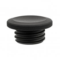 JETSON Dished Low Profile Fuel Gas Cap - Billet Aluminium - Black