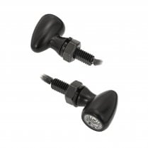 PICO MULTI LED 3in1 Taillight/Brake Light/Indicator Turn Signals - PAIR - Black - M8