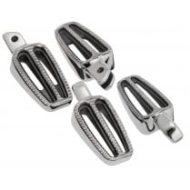 Ranger Foot Pegs - Full Set Rider and Passenger Pegs - Polished