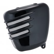 Ribbed Side Panels - Gloss Black - LHS ONLY (Scrambler)