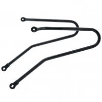 T100/T120/Street Twin LC Pannier/Luggage Rails - Pair - Black