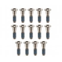 TITAN BOLTS Titanium Brake Rotor Bolts - x14 pcs - Natural Finish LC - Full Set (Dual Front Disc+Rear Disc)