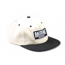 WIDESLIDE Cap - Flat Peak - Ecru and Black