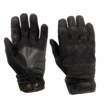 WRAITH - Motorcycle Riding Gloves - Nubuck Leather - Black