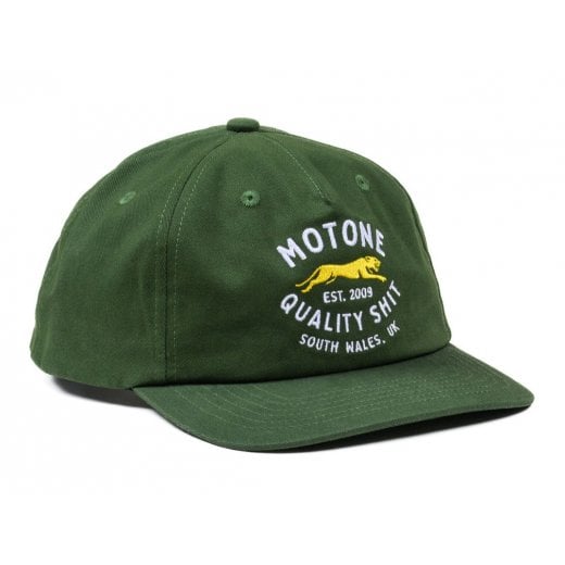 Motone QUALITY-SHXT 6-Panel Vintage Cap - Curved Peak - Green
