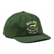 QUALITY-SHXT 6-Panel Vintage Cap - Curved Peak - Green