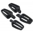 Motone Ranger Foot Pegs - Full Set Rider and Passenger Pegs - Black