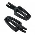 Motone Ranger Foot Pegs - Rider Set - Bobber - BLACK