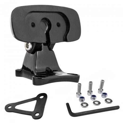 Motone Rear Fender Angle-Adjustable GORT Tail Light Mount Bracket - BLACK