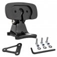 Motone Rear Fender Angle-Adjustable GORT Tail Light Mount Bracket - BLACK
