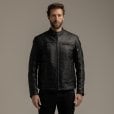 Motone Revolver Leather Jacket (Black)