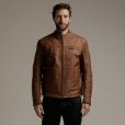 Motone Revolver Leather Jacket (Tobacco)