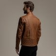 Motone Revolver Leather Jacket (Tobacco)
