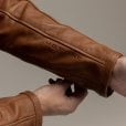 Motone Revolver Leather Jacket (Tobacco)