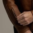 Motone Revolver Leather Jacket (Tobacco)