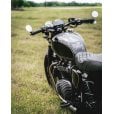 Motone Ribbed/Finned Clutch/Primary Side Engine Case Cover - Black