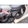 Motone Ribbed Side Panels - Matte Black - LHS ONLY (Scrambler)