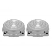 Rippled EFI Carb Tops Polish