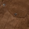 Motone ROUGHNECK Reverse Suede Trucker Jacket (Otter Brown)