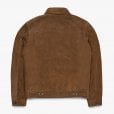 Motone ROUGHNECK Reverse Suede Trucker Jacket (Otter Brown)