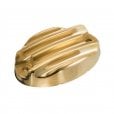 Motone Royal Enfield 350/650 - Brake Res Cover - Ribbed Brass