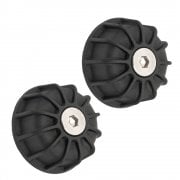 Royal Enfield 350 - GEMINI - Bar End Weights/Finishers - BLACK