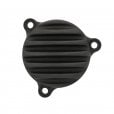 Motone Royal Enfield 350 J Series Oil Filter Cover - Ribbed - BLACK
