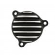 Motone Royal Enfield 350 J Series Oil Filter Cover - Ribbed Contrast Polished