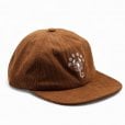 Motone SCORPION Corduroy Cap - Flat Peak - Brown - Scorpion Graphic