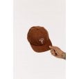 Motone SCORPION Corduroy Cap - Flat Peak - Brown - Scorpion Graphic