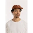 Motone SCORPION Corduroy Cap - Flat Peak - Brown - Scorpion Graphic