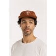 Motone SCORPION Corduroy Cap - Flat Peak - Brown - Scorpion Graphic