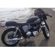 Motone Shorty - Bobbed Front Mudguard/Fender- Spoke Wheels - Polished Aluminium