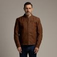 Motone Shōgun Leather Jacket (Mahogany)
