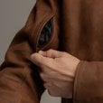Motone Shōgun Leather Jacket (Mahogany)
