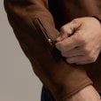 Motone Shōgun Leather Jacket (Mahogany)