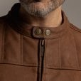 Motone Shōgun Leather Jacket (Mahogany)