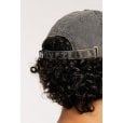 Motone SMOKER 6-Panel Vintage Cap - Curved Peak - Black Washed Cotton