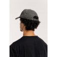 Motone SMOKER 6-Panel Vintage Cap - Curved Peak - Black Washed Cotton