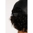 Motone SNAKE Trucker Cap - Curved Peak - Black Suede - Gold Logo