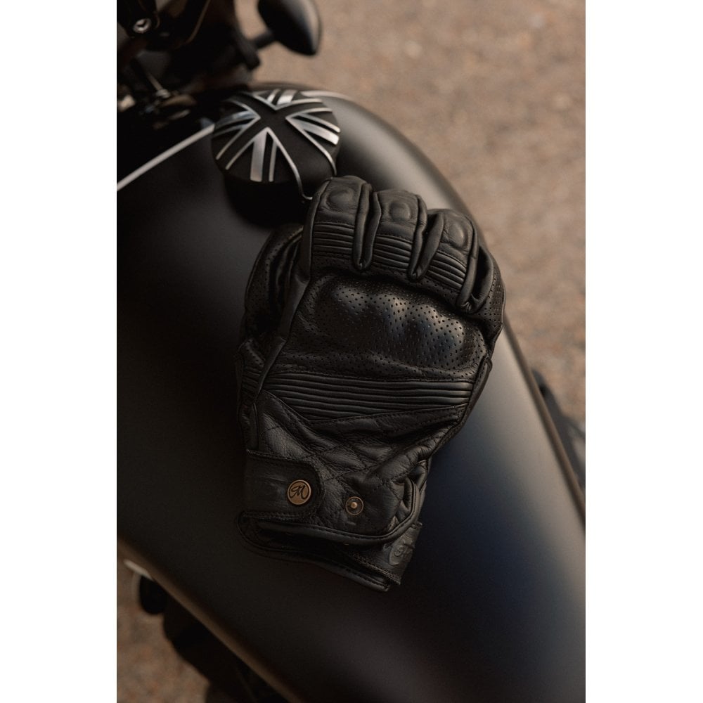 Red Baron Motorradjacke – Leder, CE-Rüstung, Abnehmbares Innenfutter, Verstellbar