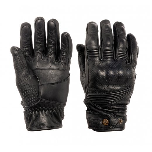 Motone SPECTRE - Motorcycle Riding Gloves - Aniline Leather - Black