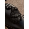 Motone SPECTRE - Motorcycle Riding Gloves - Aniline Leather - Black