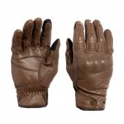 SPECTRE - Motorcycle Riding Gloves - Aniline Leather - Chocolate Brown