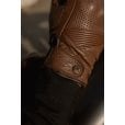 Motone SPECTRE - Motorcycle Riding Gloves - Aniline Leather - Chocolate Brown